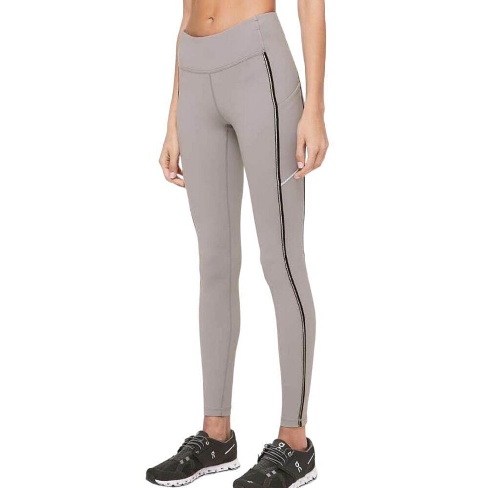 Lululemon Speed Up Legging Pants Sz 6 Gray Jogger Athleisure Sport Workout Gym